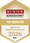 Kurier_Gütesiegel_Topberater_GME GmbH_2026